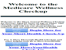 Tablet Screenshot of medicarehealthassess.org